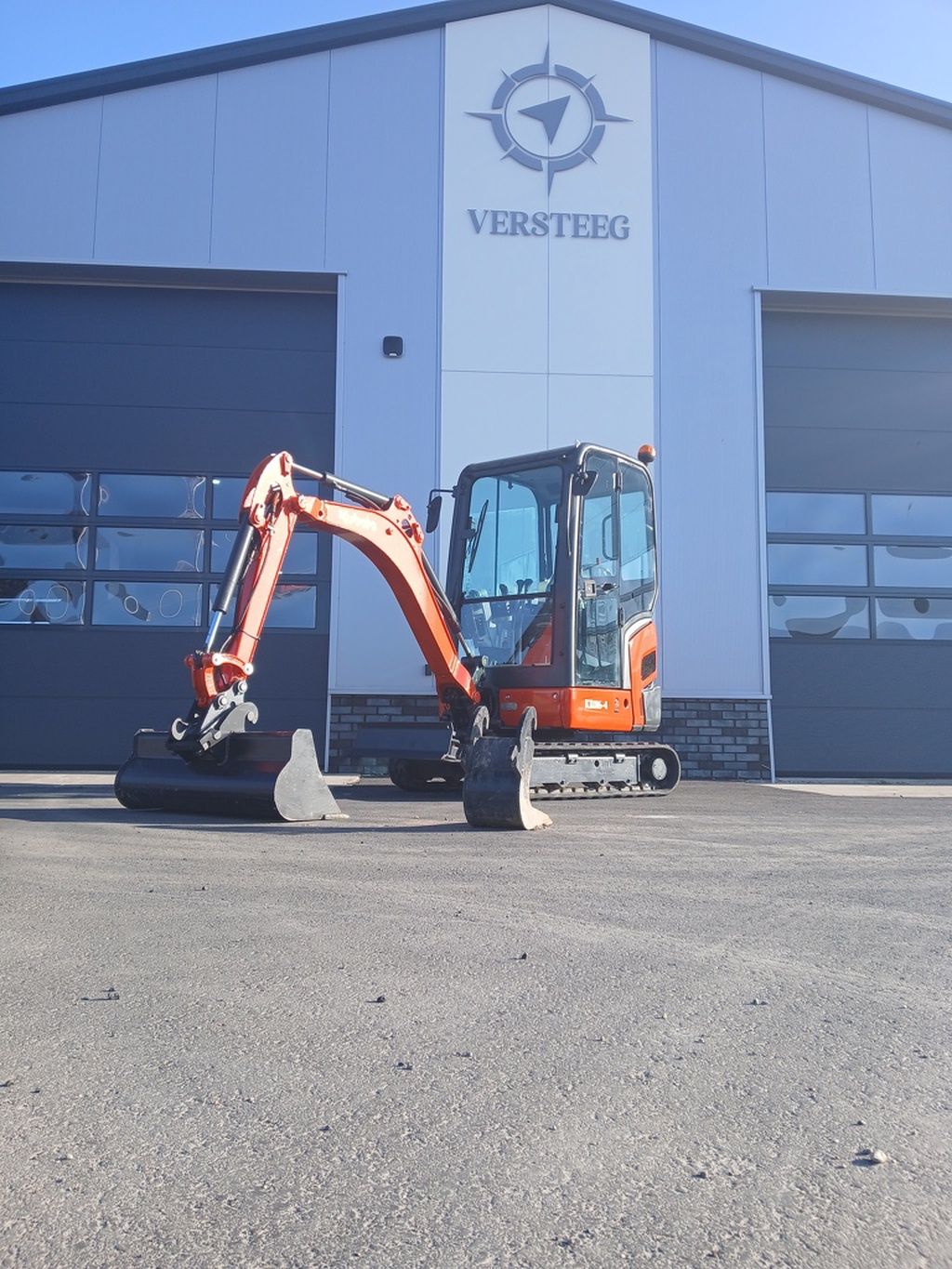 Kubota minigraver met hydro snelwissel