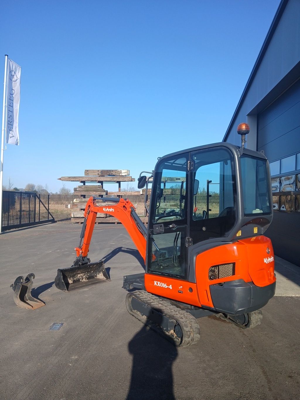 Kubota minigraver met hydro snelwissel