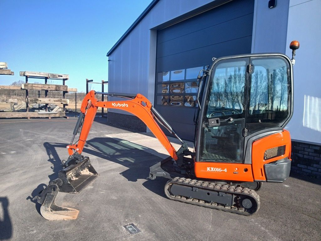 Kubota minigraver met hydro snelwissel