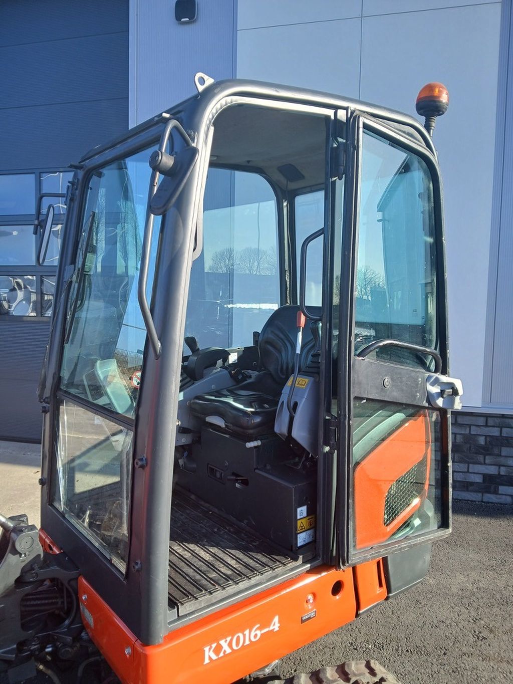 Kubota minigraver met hydro snelwissel