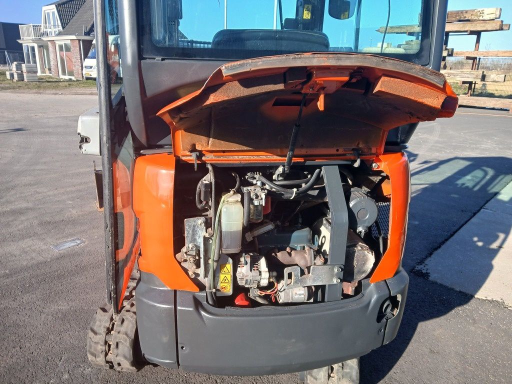 Kubota minigraver met hydro snelwissel