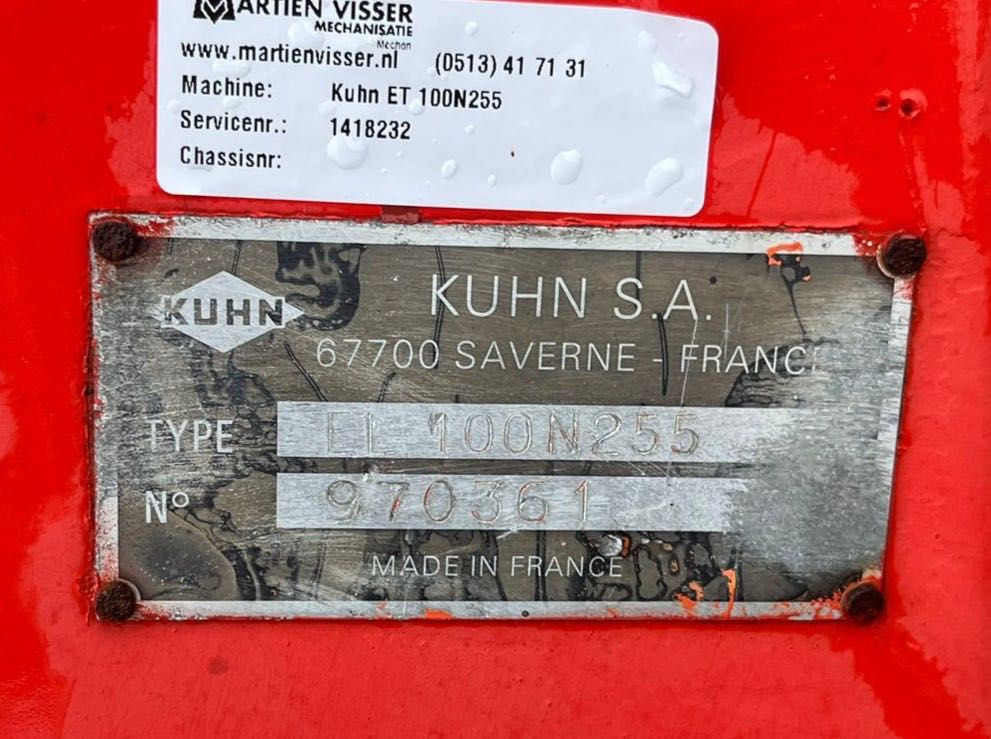 Kuhn EL100N255 Frees