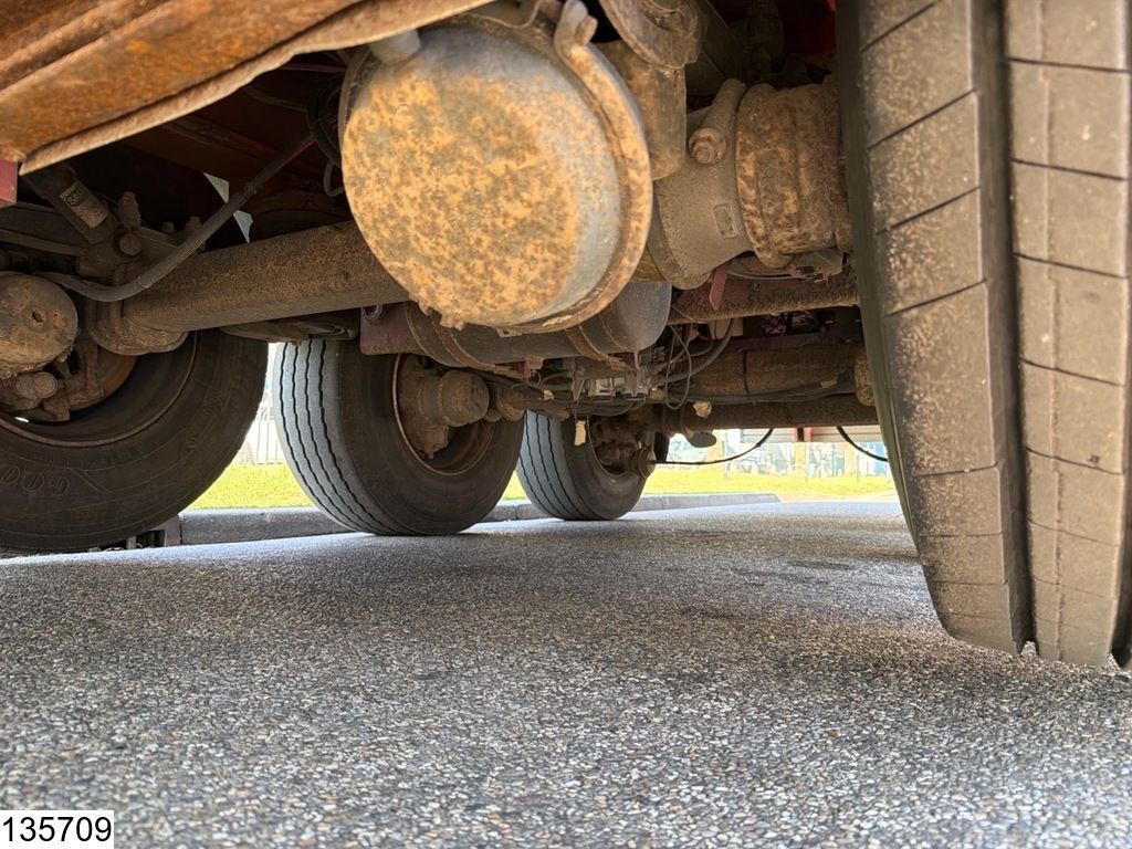 Lecitrailer open laadbak 38,000 kg, 7.02 m extendable