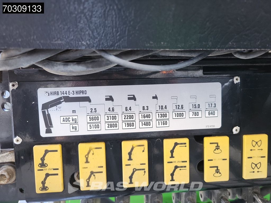 Mercedes Arocs 2636 6X4 HIAB 144 E-3 HIPRO Remote Full Steel Euro 6