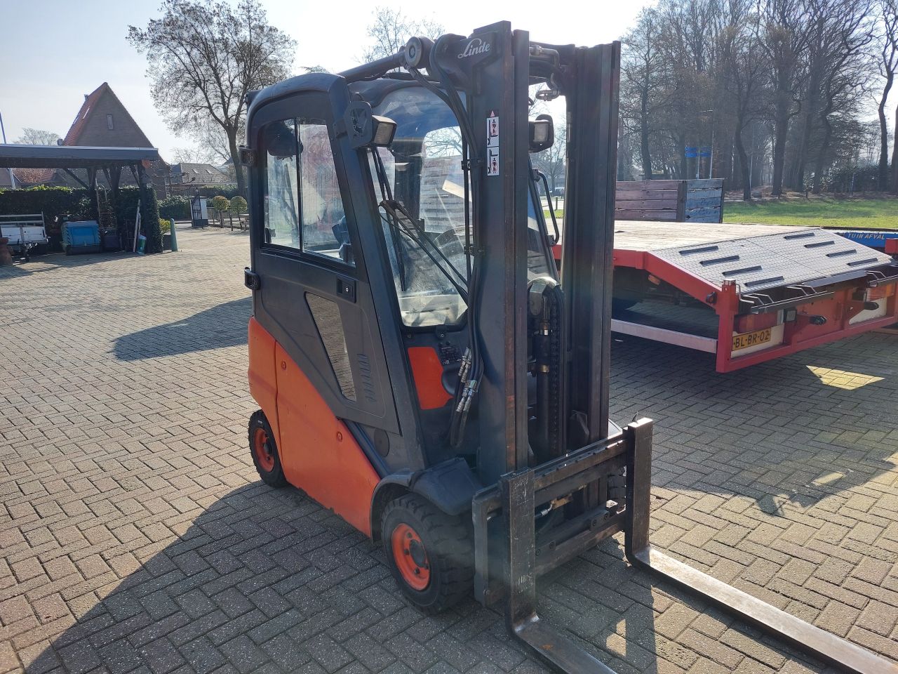 Linde H16 triplex sideshift lpg 2012