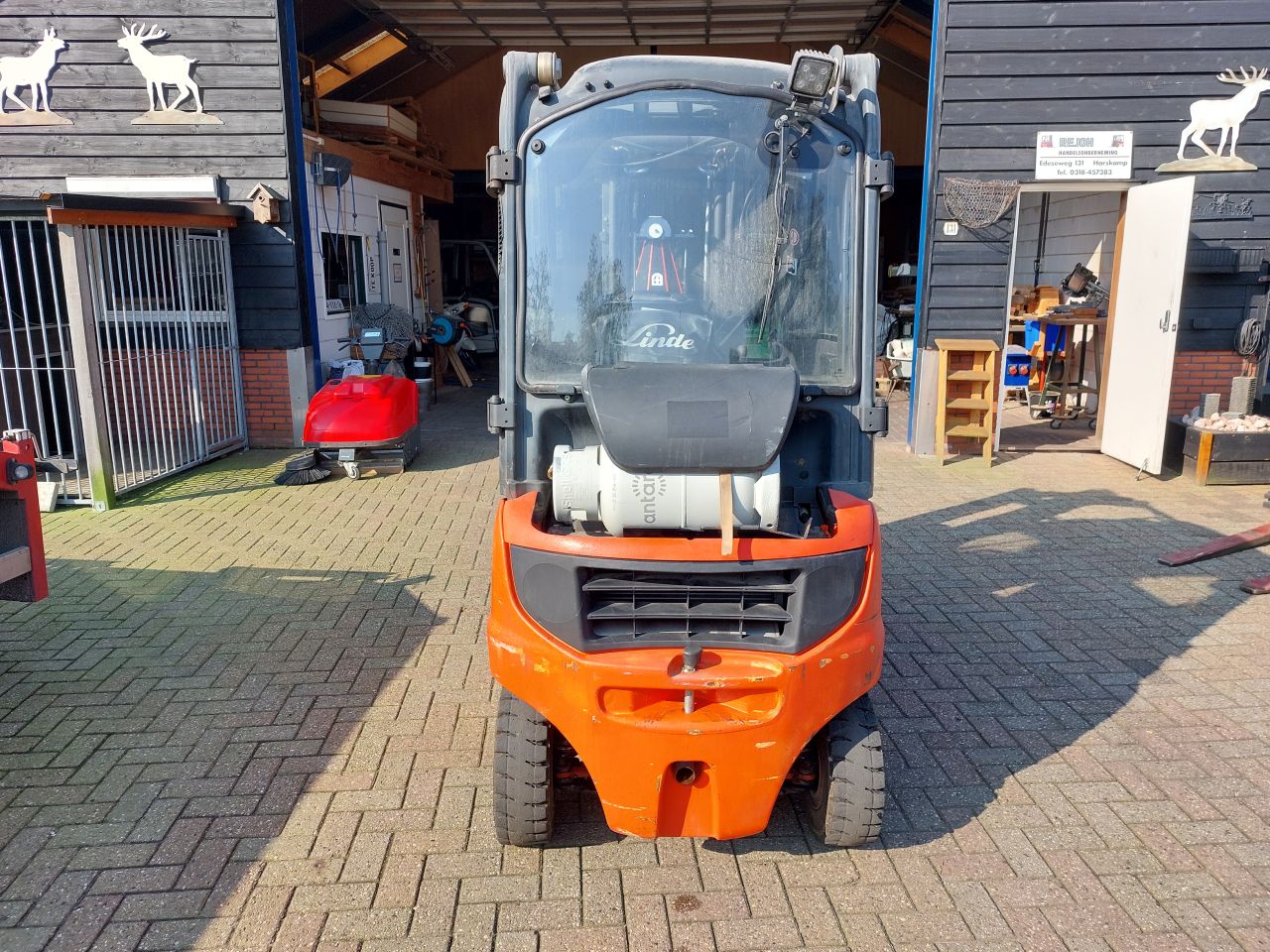 Linde H16 triplex sideshift lpg 2012