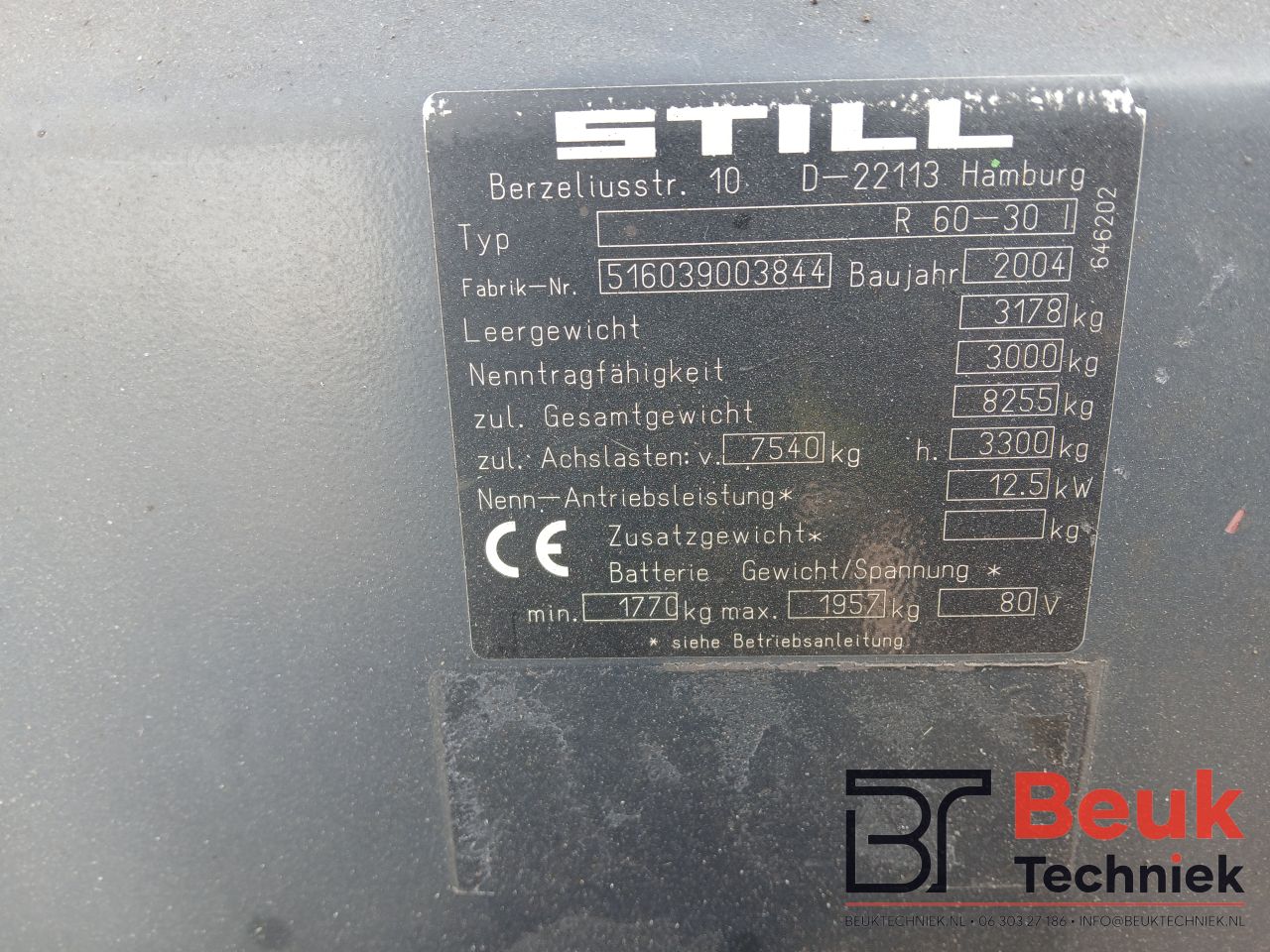 Still r60-30 i / 3000KG /3.0 ton