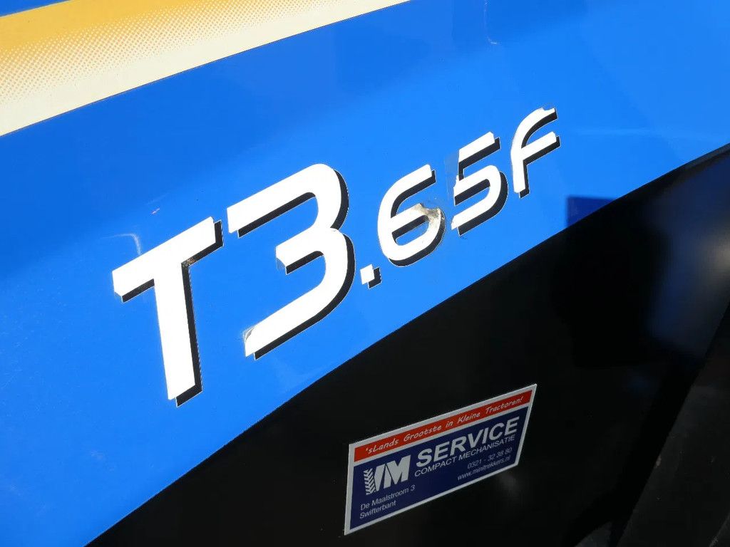 New Holland T3.65F 4wd / 03693 Draaiuren / Zeer lage urenstand