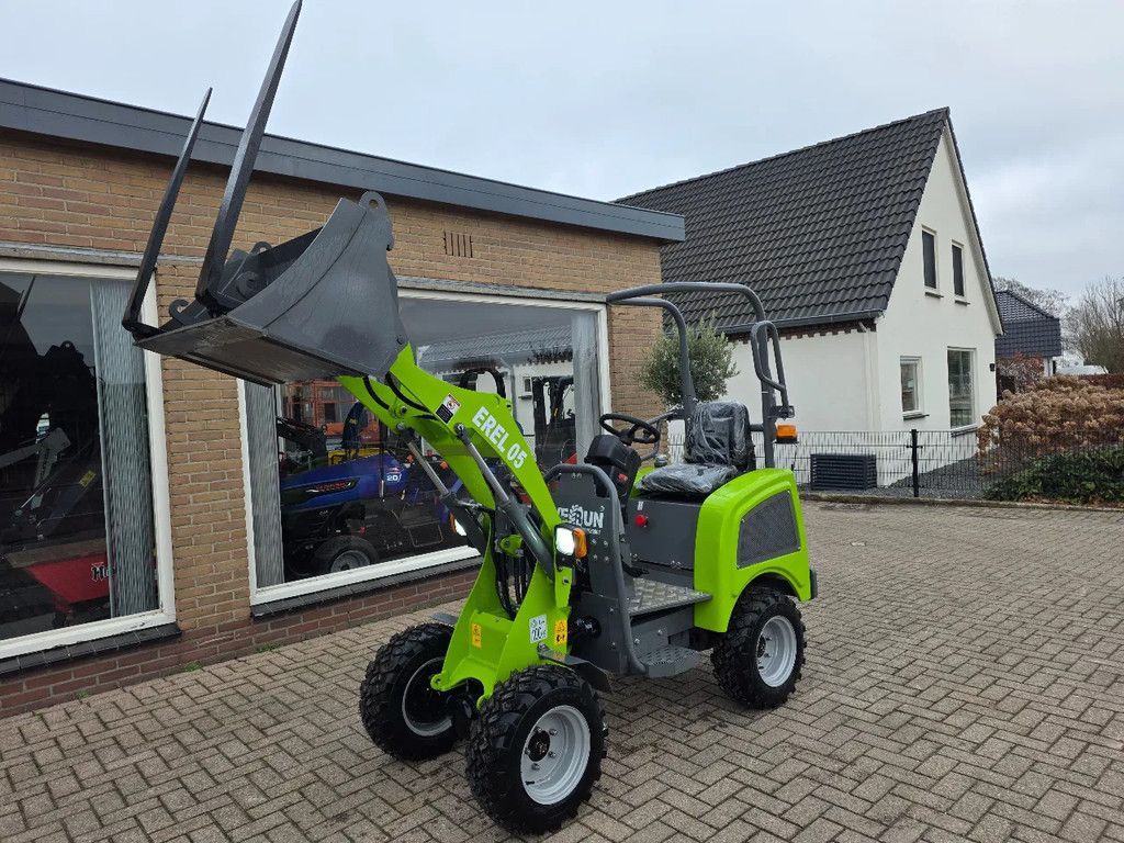 EVERUN Erel 05 elektrische shovel loader bak + lepels