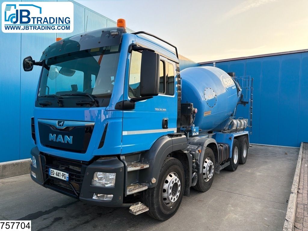 MAN TGS 32 420 EURO 6, 8x4, Stetter 9m3