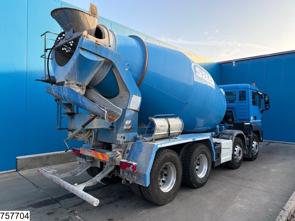 MAN TGS 32 420 EURO 6, 8x4, Stetter 9m3