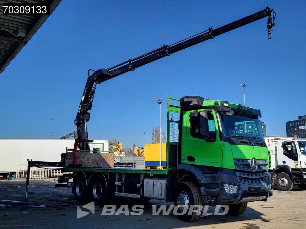 Mercedes Arocs 2636 6X4 HIAB 144 E-3 HIPRO Remote Full Steel Euro 6