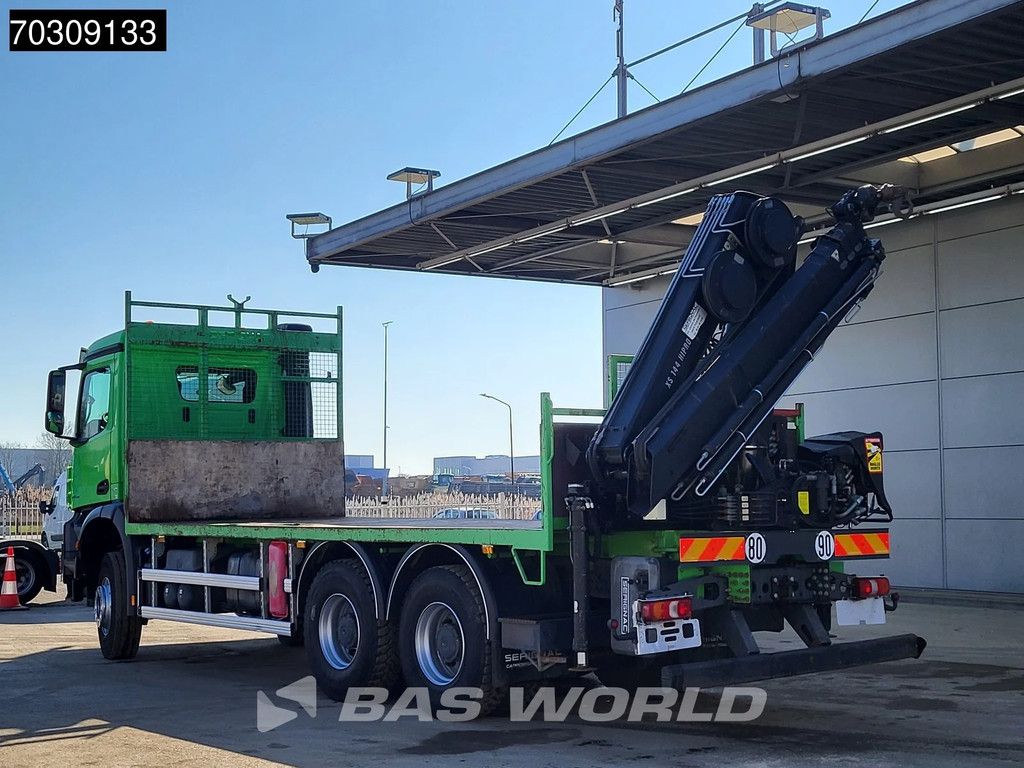 Mercedes Arocs 2636 6X4 HIAB 144 E-3 HIPRO Remote Full Steel Euro 6