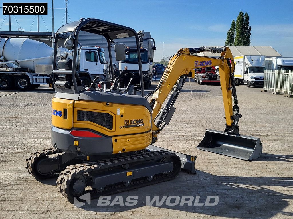 XCMG XE27 E FACTORY WARRANTY - CW/3 BUCEKTS - KUBOTA ENGINE