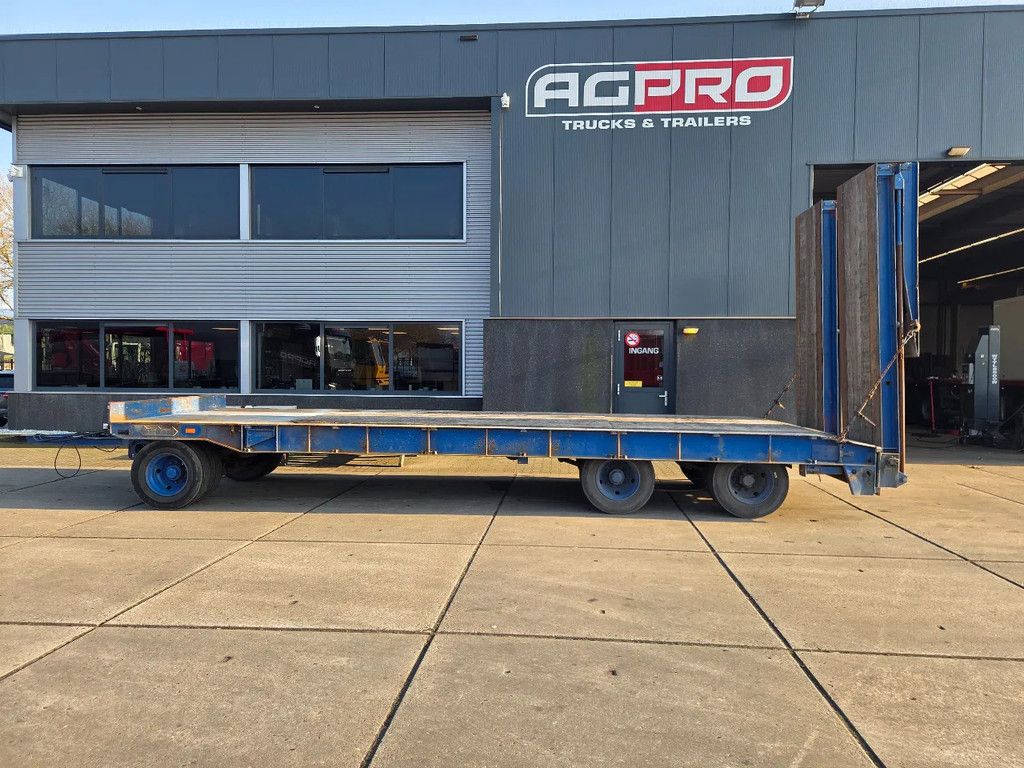 Nooteboom 3 as bladgeveerd, hydr rampen