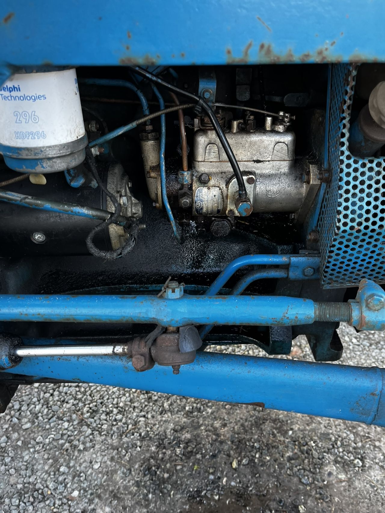 Ford 3600 met voorlader