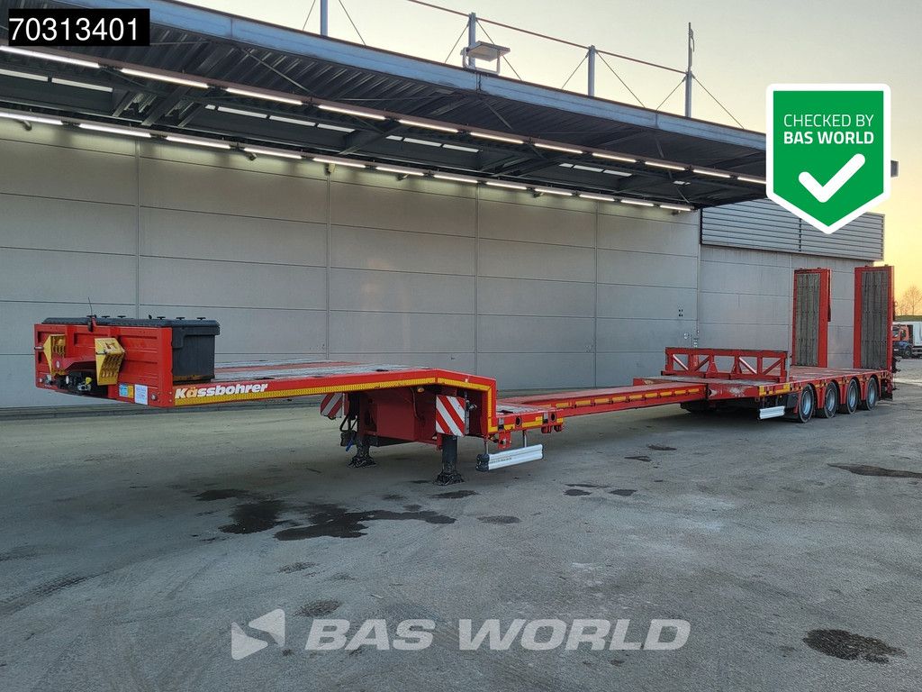 Kässbohrer 4 axles Extendable Lifting Axle 2x Steering Axle