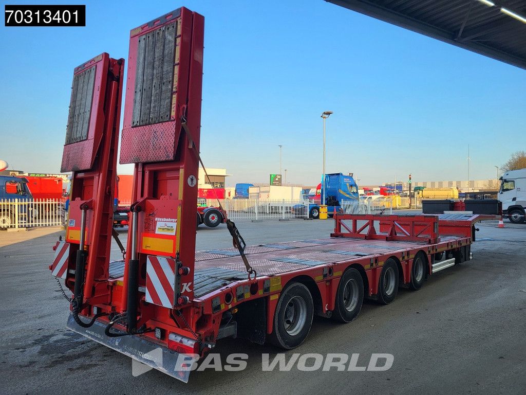 Kässbohrer 4 axles Extendable Lifting Axle 2x Steering Axle