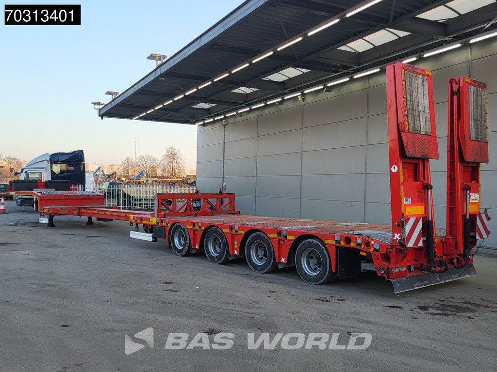 Kässbohrer 4 axles Extendable Lifting Axle 2x Steering Axle