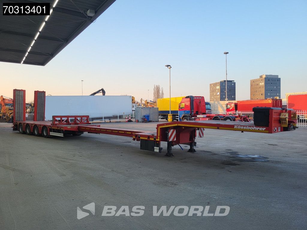 Kässbohrer 4 axles Extendable Lifting Axle 2x Steering Axle