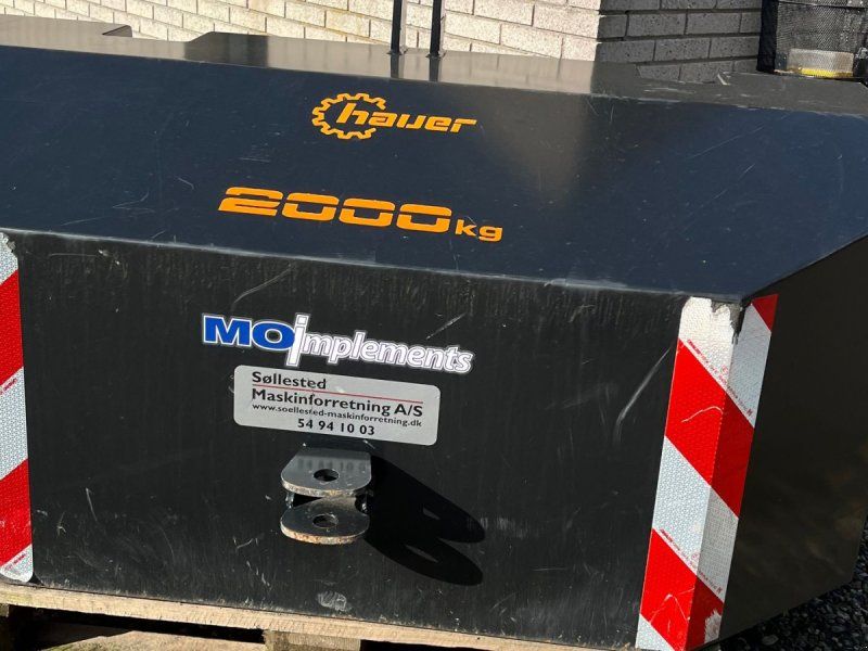 Hauer 2000 KG klods