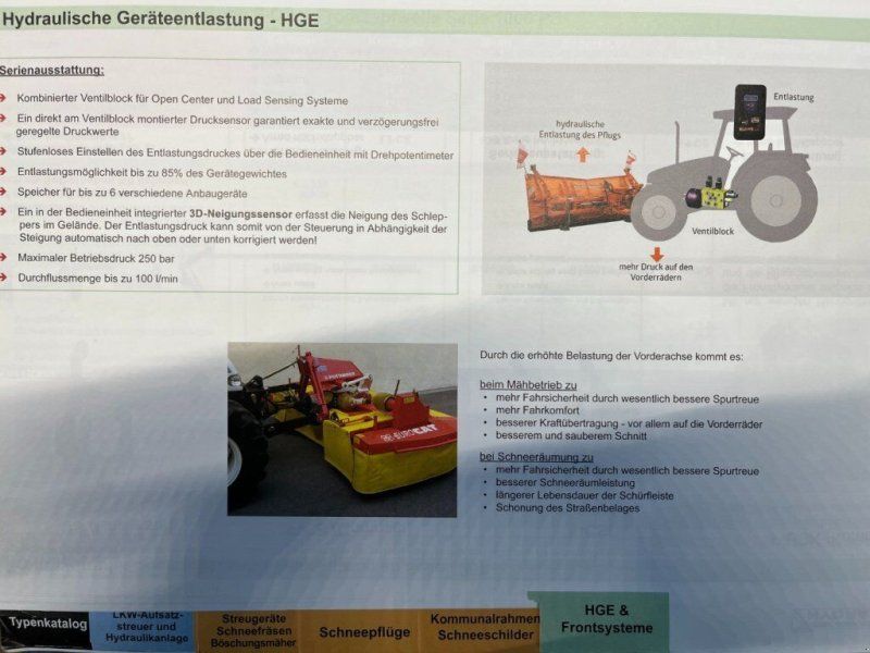 Hydrac Elektronische Fronthubwerksregelung zu Steyr Plu