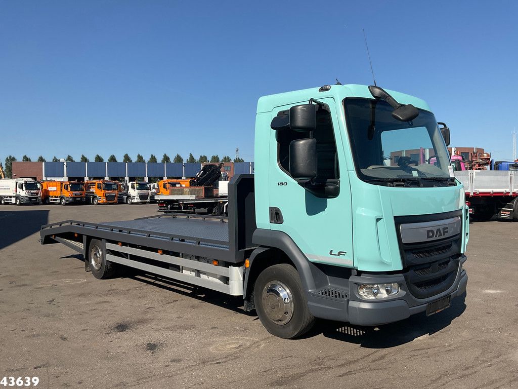 DAF LF 180 Euro 6 Autotransporter met oprijplaten Just 136.604 km!