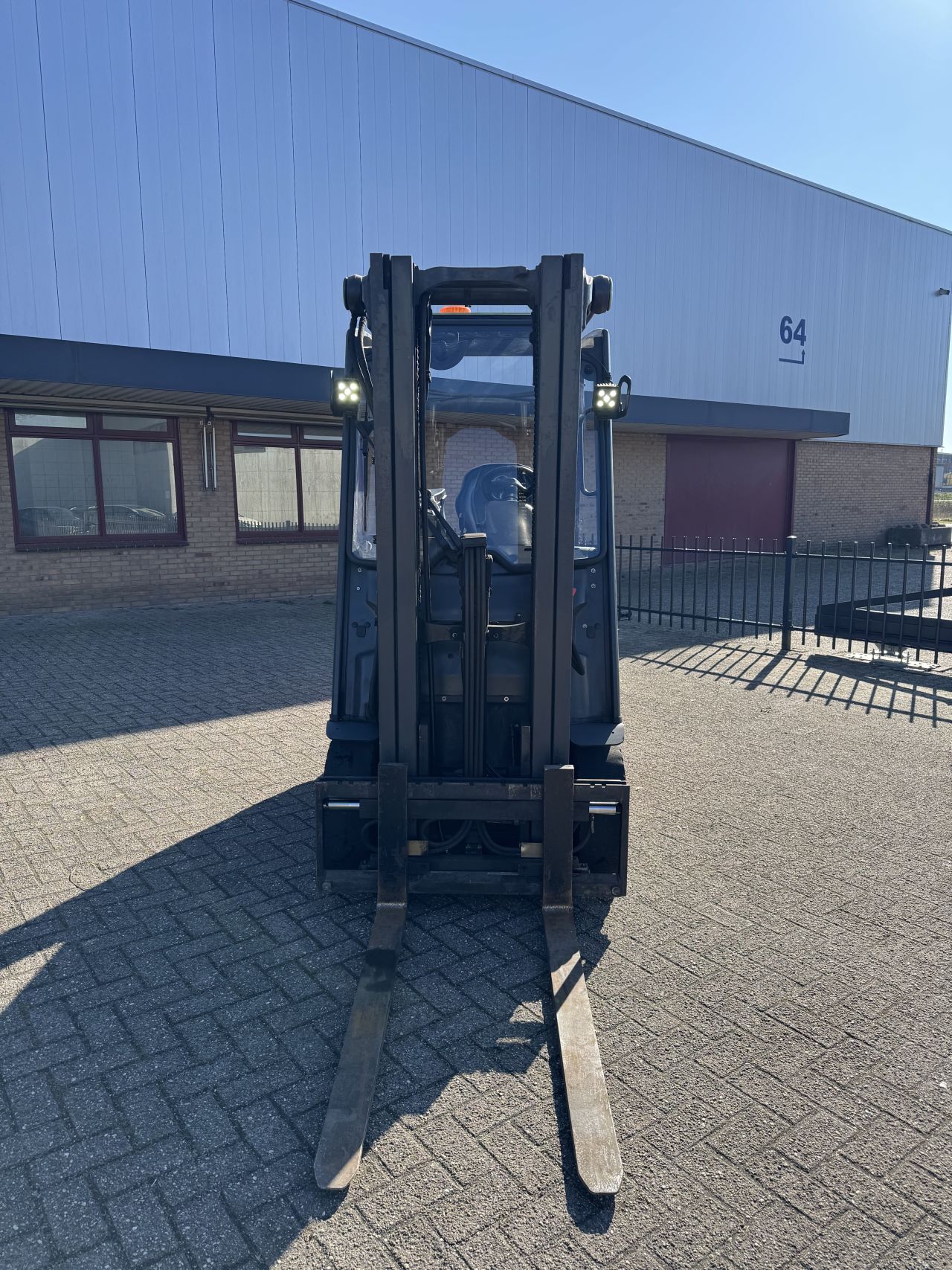 LINDE E20H-01/600 (2014) triplex elektrische heftruck