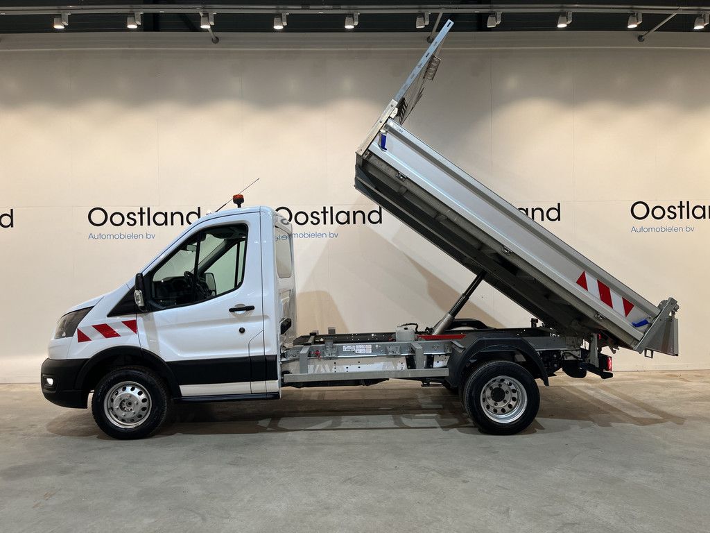 Ford Transit 2.0 TDCI L2 Trend 170 PK DL Dubbel Lucht RWD Kipper / Tipper / Open Laadbak / Euro 6 / Airco / Trekhaak / Camera / 3-Zits / 22.100 KM !!