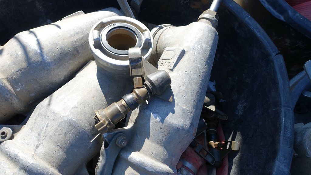 Aquaco Hydraulische oprolbare haspels met slang en sproeiers