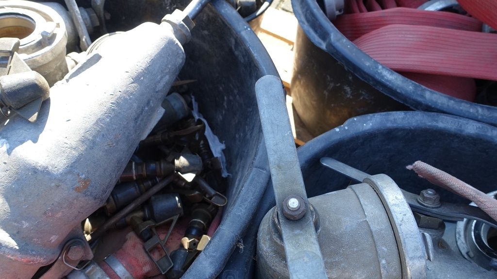 Aquaco Hydraulische oprolbare haspels met slang en sproeiers