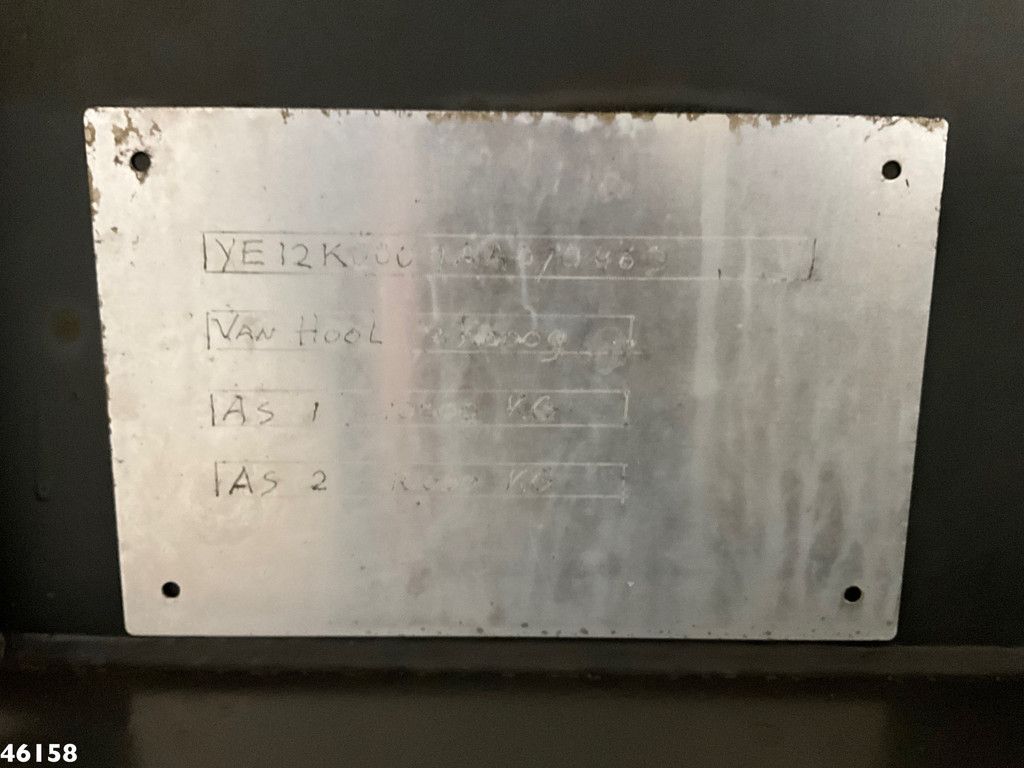 Van Hool 2-assige containeraanhangwagen