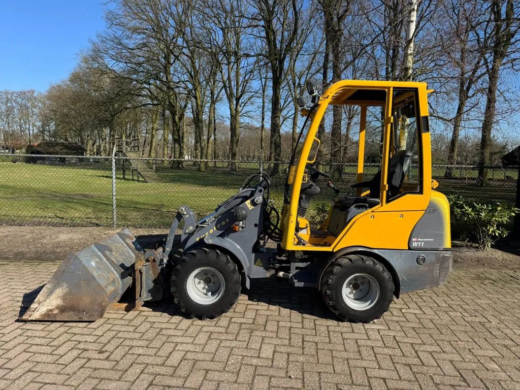 Eurotrac W11 Minishovel + bak & vorken