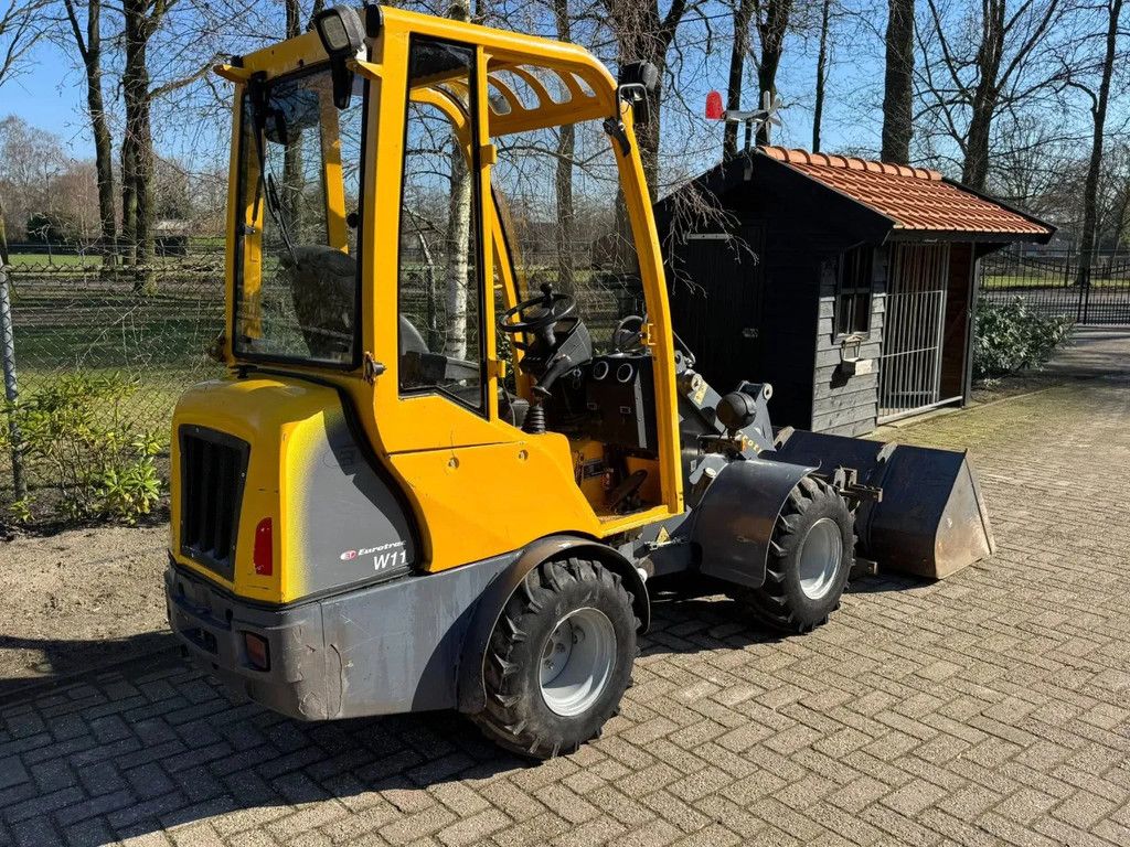 Eurotrac W11 Minishovel + bak & vorken