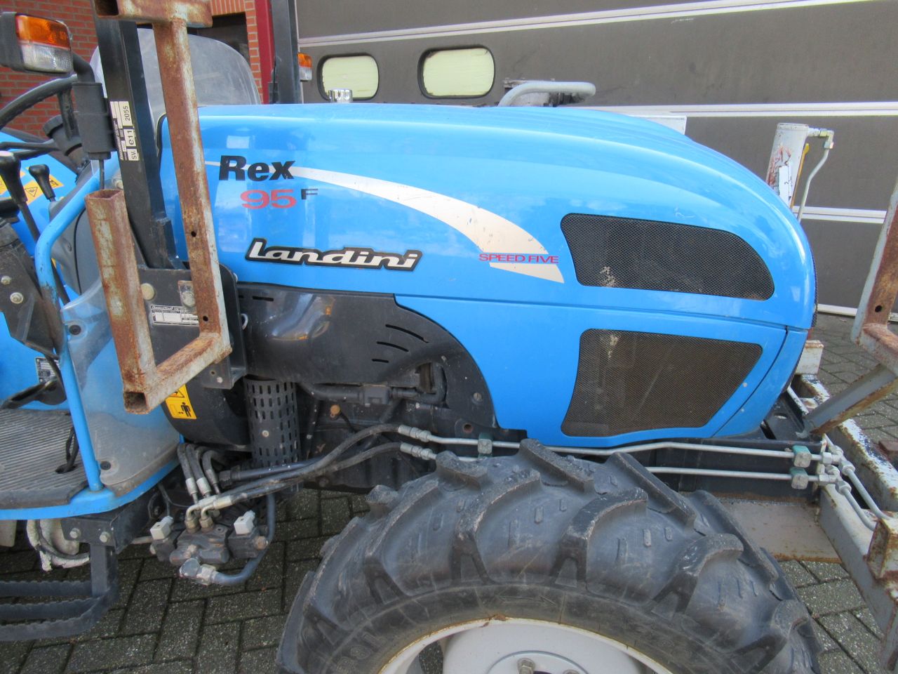 LANDINI REX 95 F 4X4 TRACTOR MET GRONDBOOR/WATERBOOR
