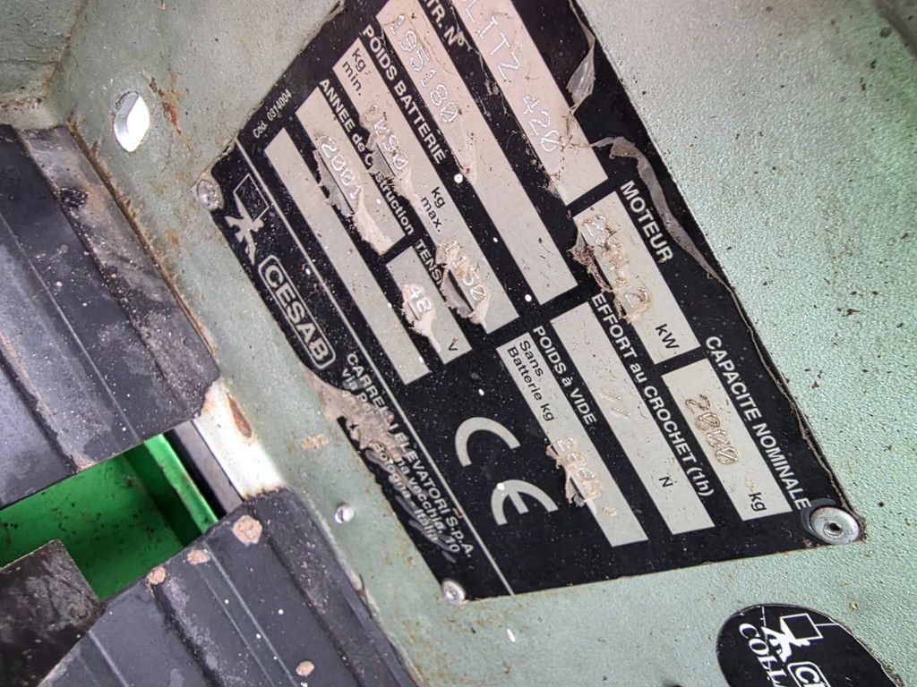 CESAB Blitz 420 bt elektrische heftruck triplo