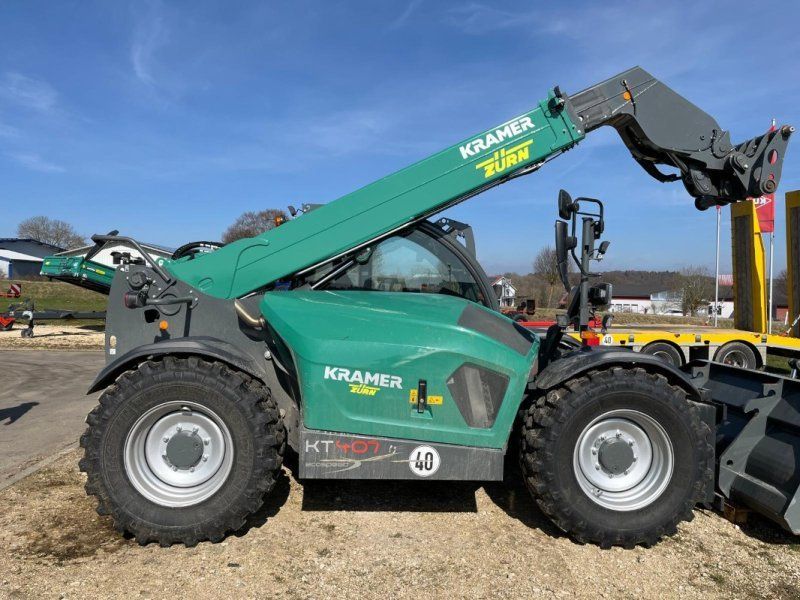Kramer KT 407 40 km/h, Greifschaufel, Schaufel und Palettengabel