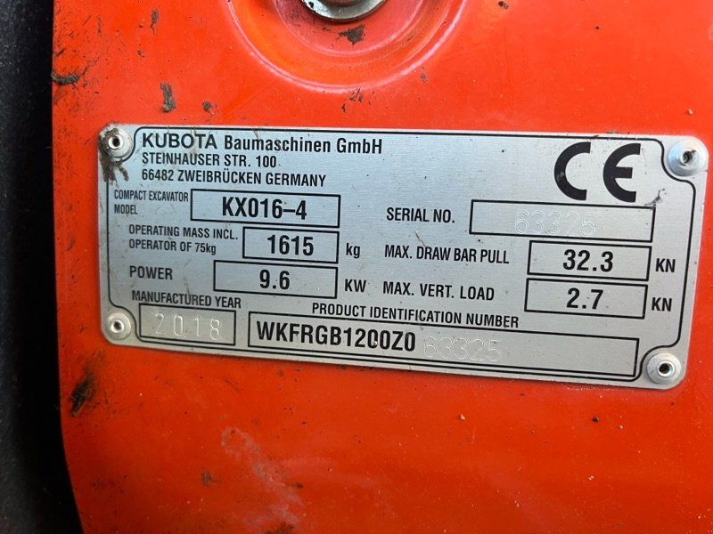 Kubota KX016-4