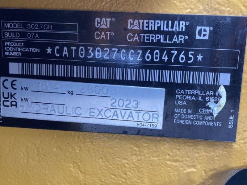Caterpillar CAT 302.7 CR-07A