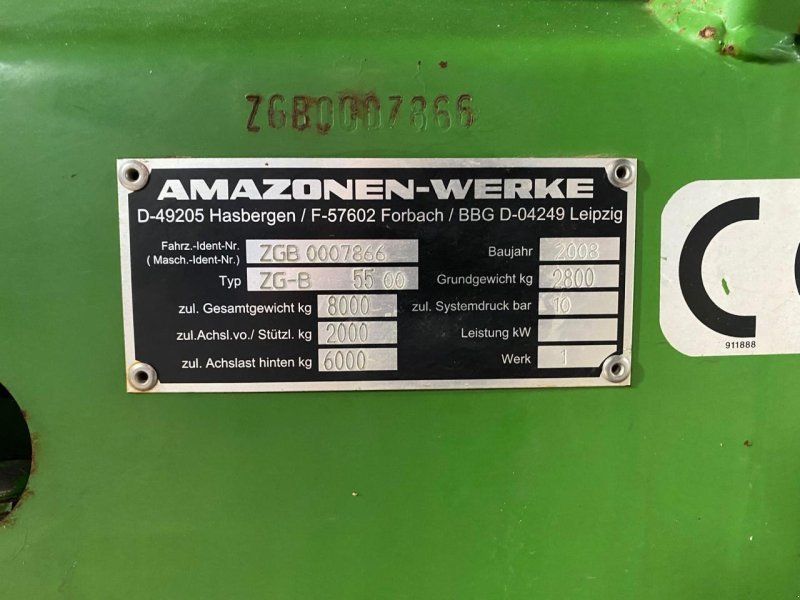 Amazone ZG-D 5500 Drive
