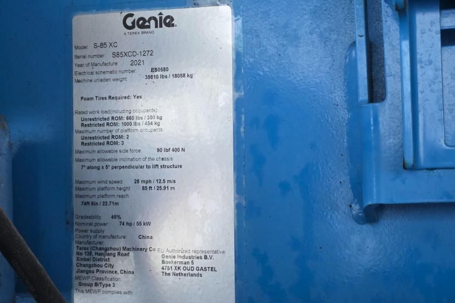 Genie S85XC Valid inspection, *Guarantee! Diesel, 4x4 Dr
