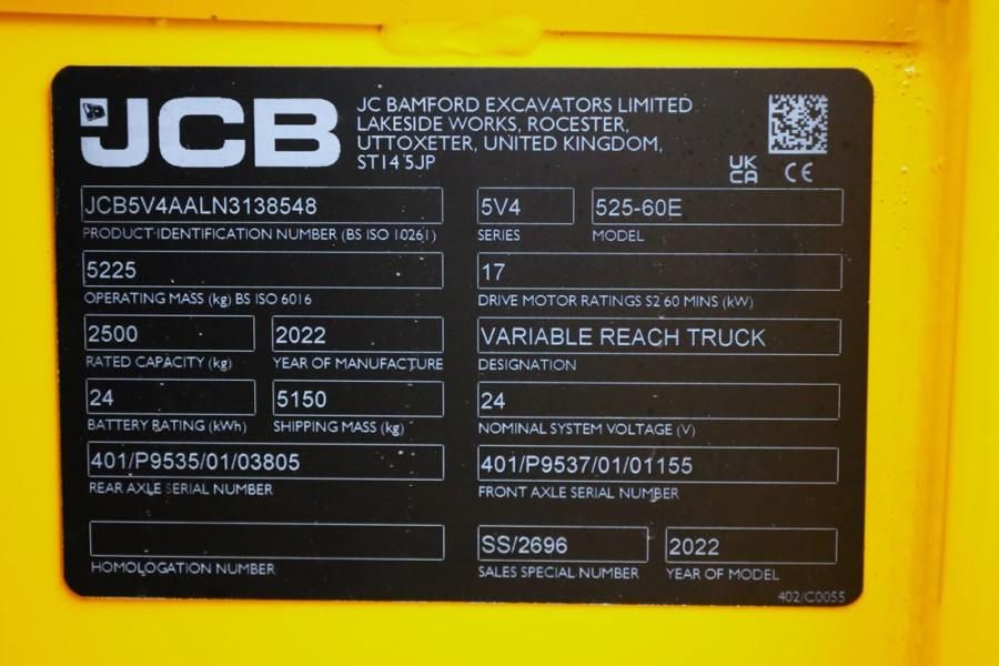 JCB 525-60E Valid inspection, *Guarantee! Fully Electr