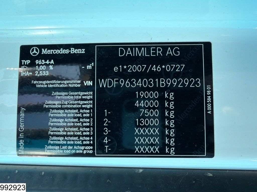 Mercedes Actros 1845 EURO 6, Standairco