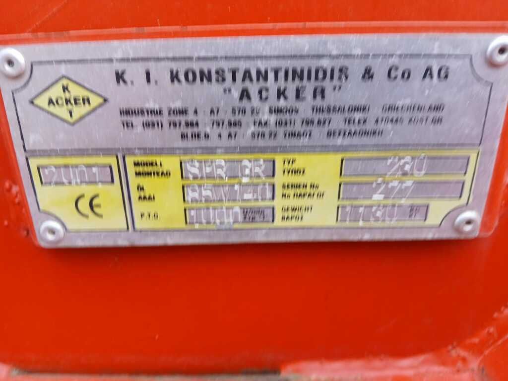 Acker Ruggenvormer opbouwploeg