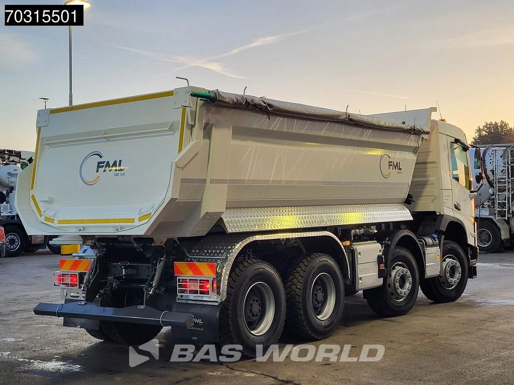 Volvo FMX 460 8X4 NEW! 13L Engine 18m3 Wielton Kipper Steelsuspension Big-Axle Automatic Euro 6