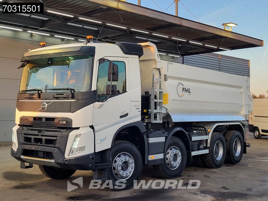 Volvo FMX 460 8X4 NEW! 13L Engine 18m3 Wielton Kipper Steelsuspension Big-Axle Automatic Euro 6