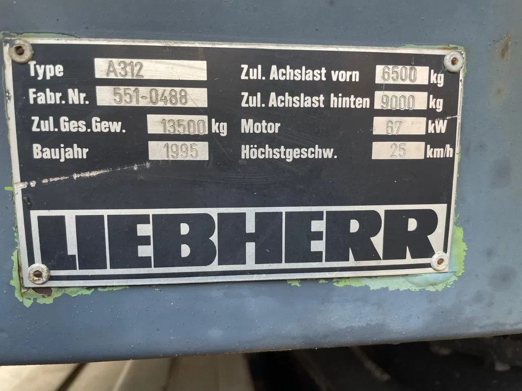 Liebherr A312 Mobiele kraan