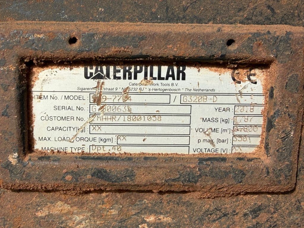 Caterpillar G320B-D OQ70/55