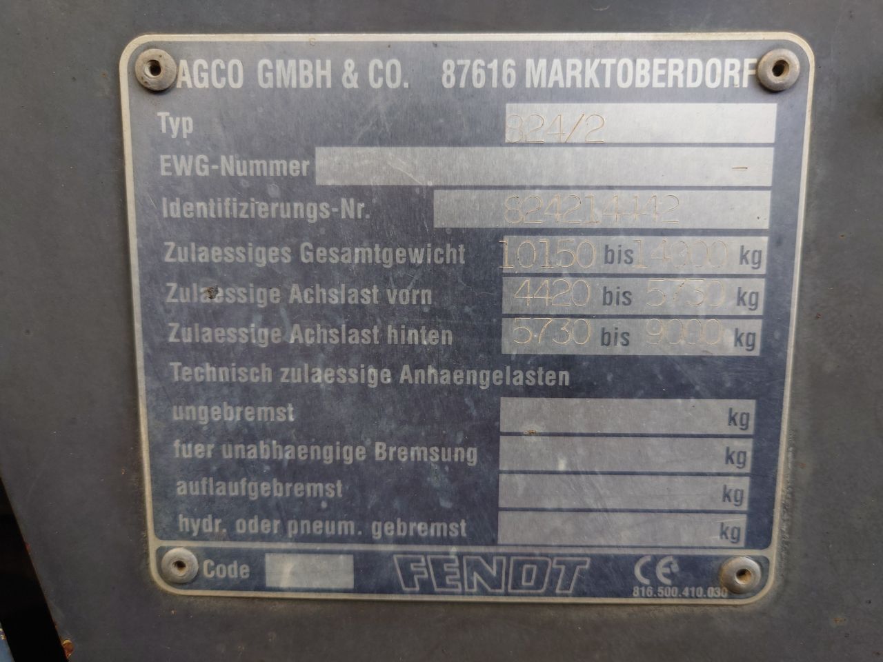 Fendt 824 Turboshift