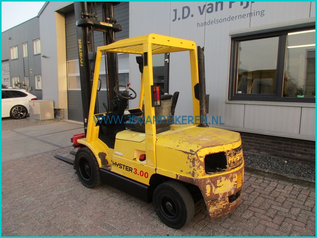 Hyster H3.00XM Perkins diesel 2004 sideshift+vorkenspreider